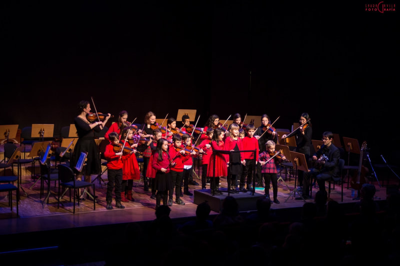 Concert des Amati Juniors à la salle Paderewski, février 2020